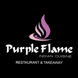 Purple Flame Droylsden logo.